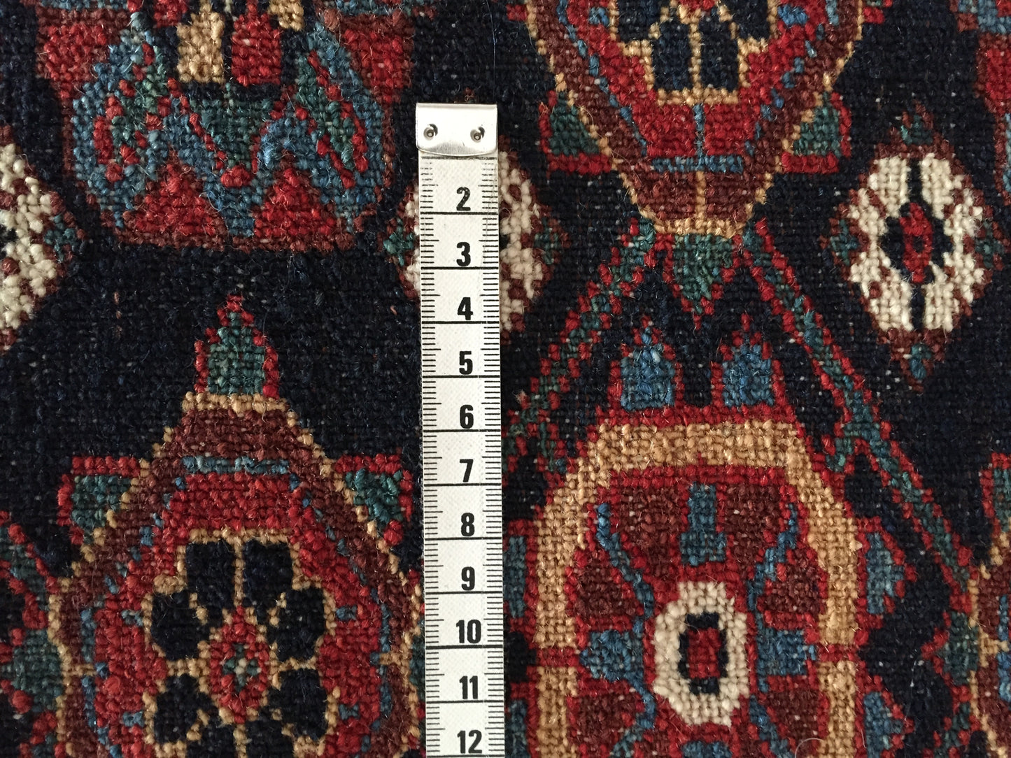 Teppich Hochwertig Perser Veramin Handgeknüpfte Orient Blau Mehrfarbig