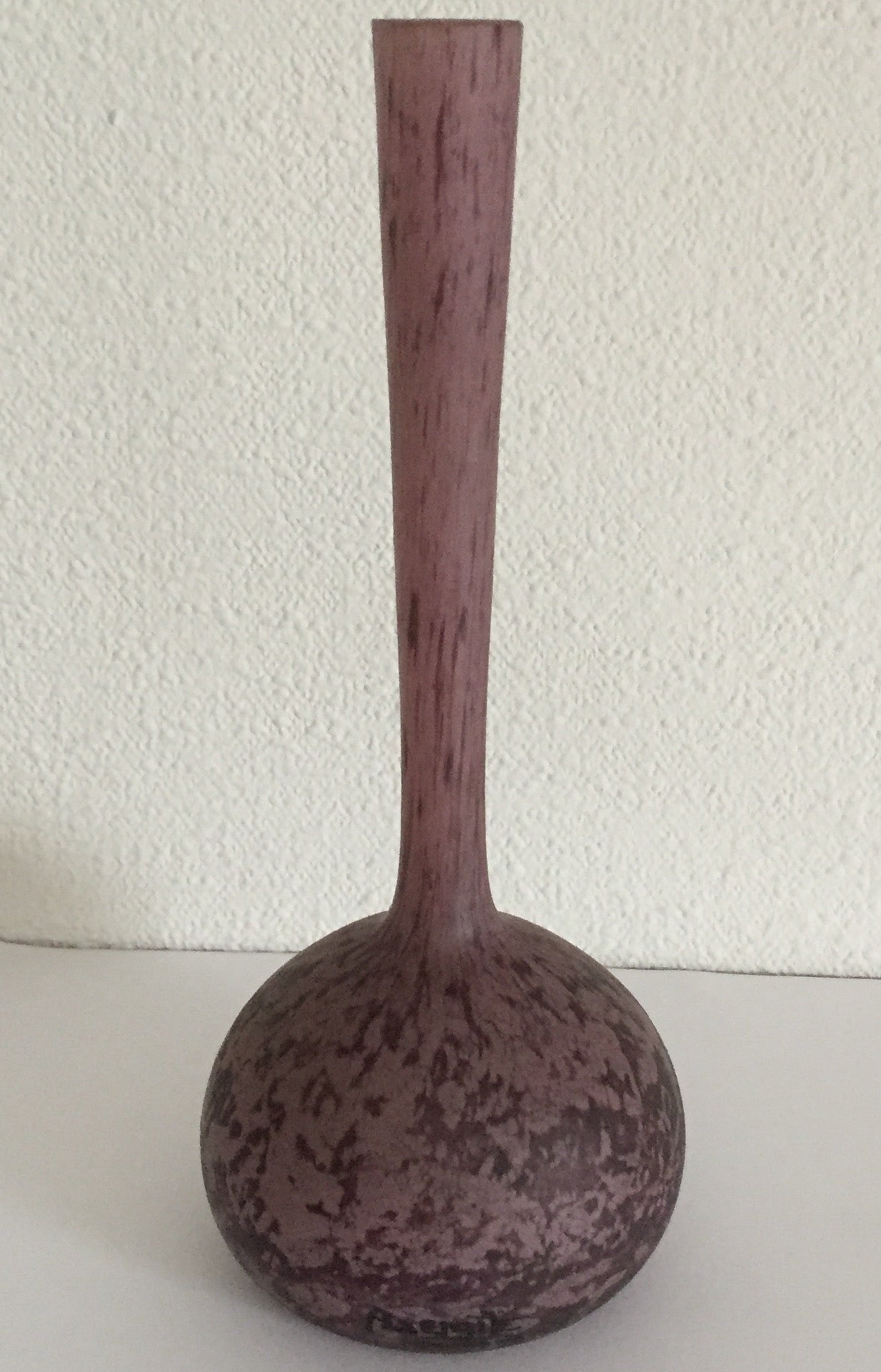 Vase Glas Andre Delatte Nancy Jugendstil Original Art deco France Signiert 20.Jh.