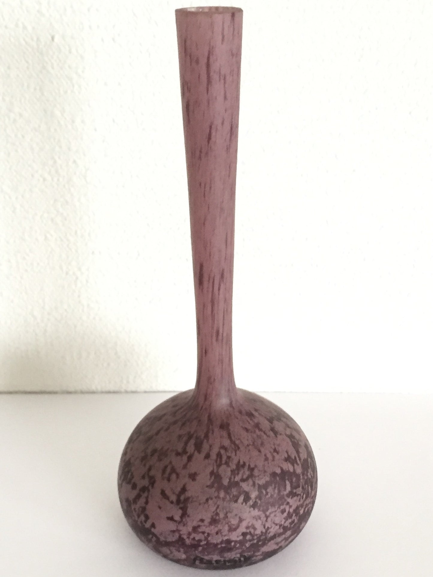 Vase Glas Andre Delatte Nancy Jugendstil Original Art deco France Signiert 20.Jh.