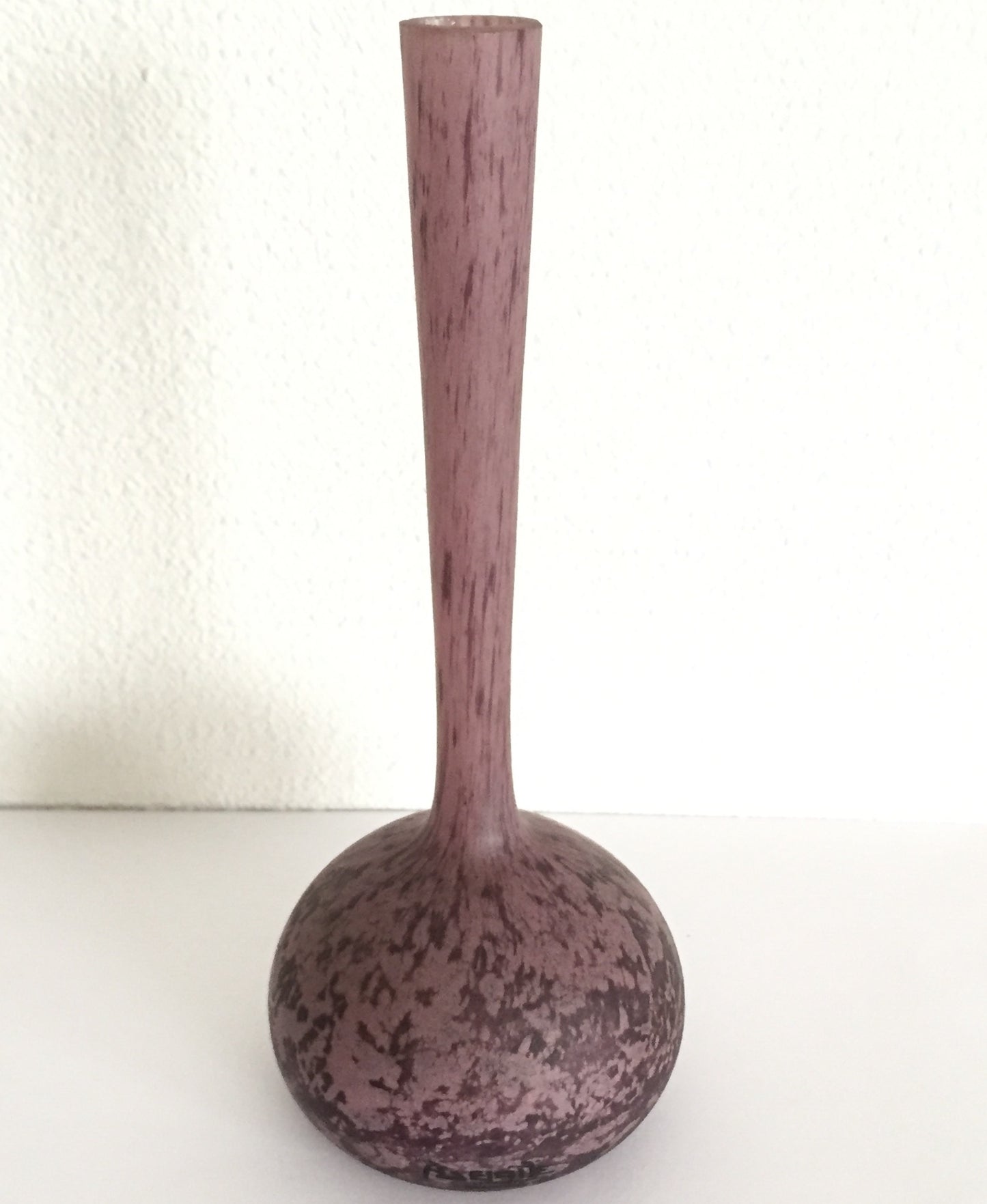 Vase Glas Andre Delatte Nancy Jugendstil Original Art deco France Signiert 20.Jh.
