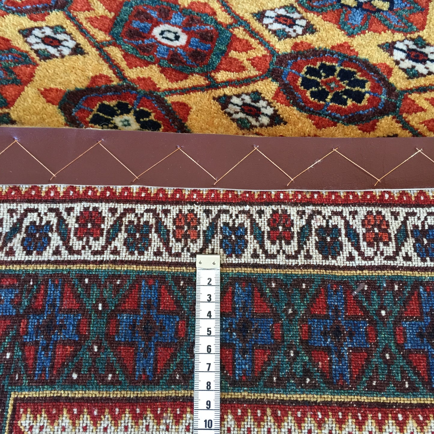 Teppich Varamin Perser Handgeknüpfte Orientteppich Gelb Beige