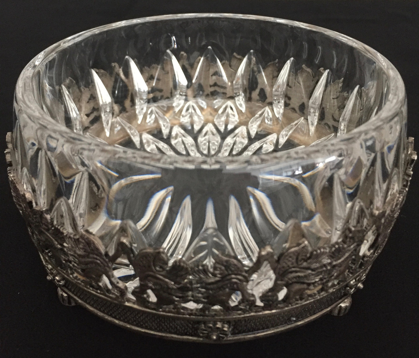 Schale Meisterarbeit Perser Persepolis 925 Silber Servier Schussel