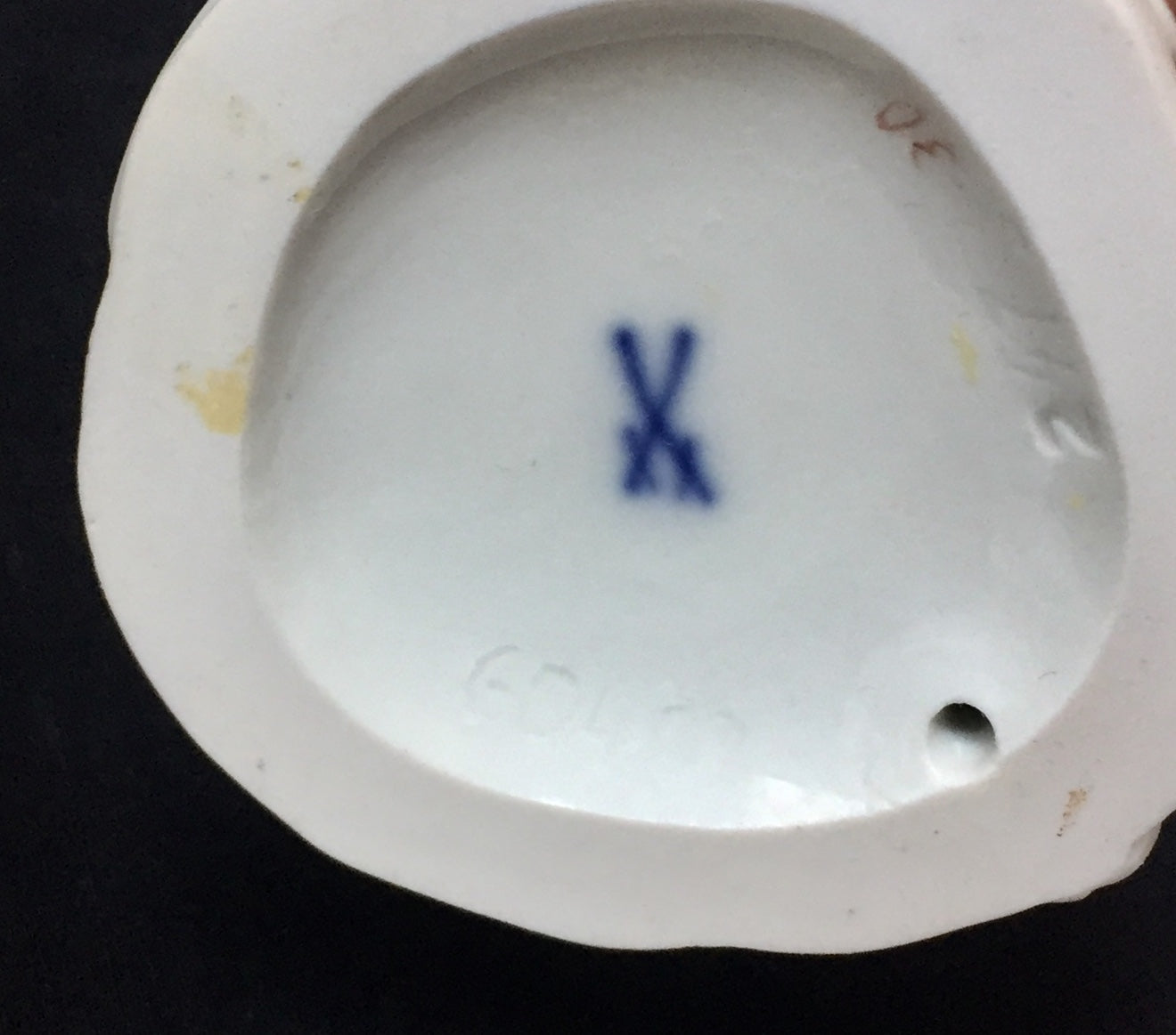 Meissen Schäfer mit Lamm 1. Wahl Modell Acier Porzellan Figur Bunt Gold Staffiert