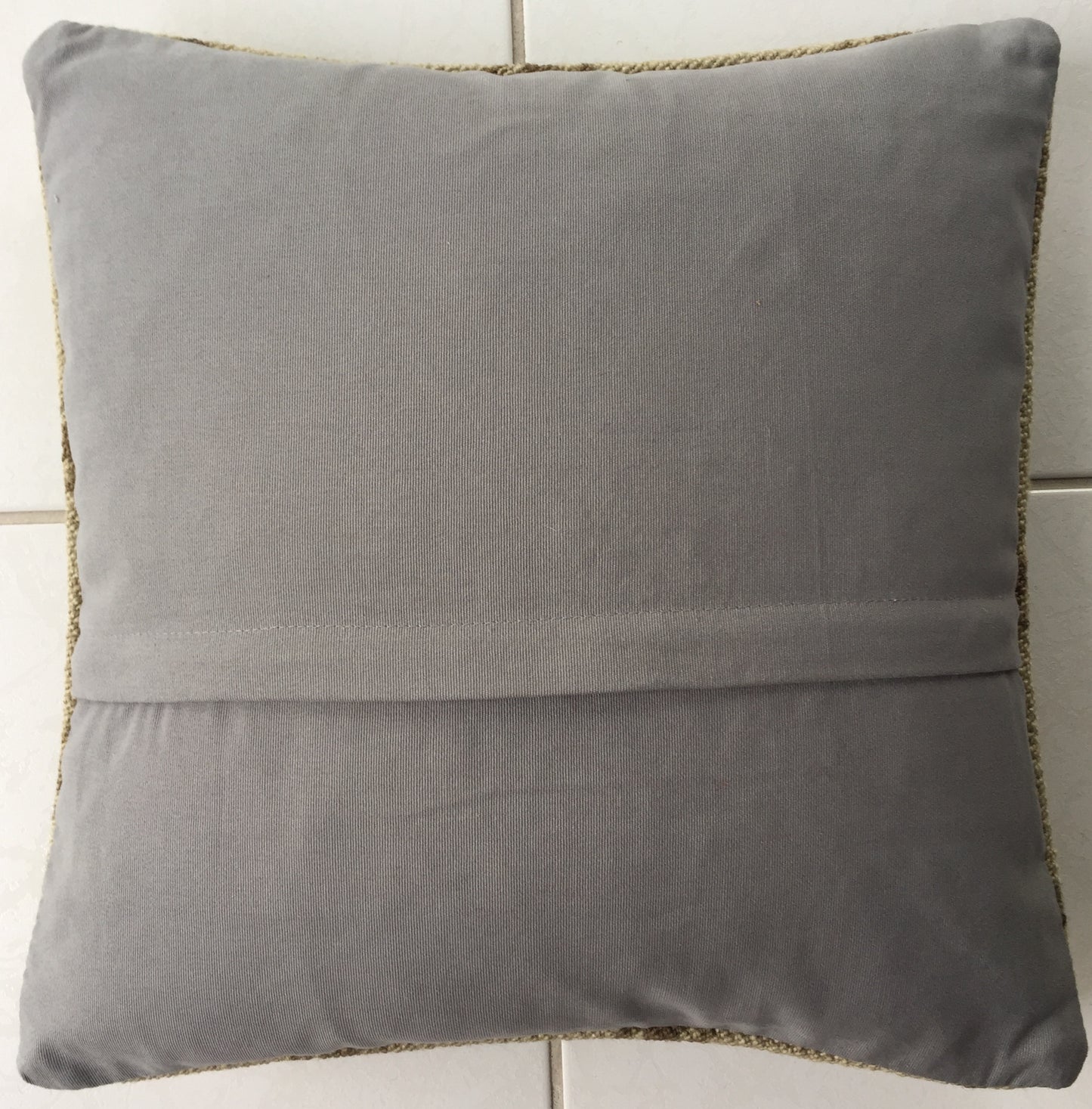 Kelim Kissen Alte Orientalisches Handgewebt Grün Mint