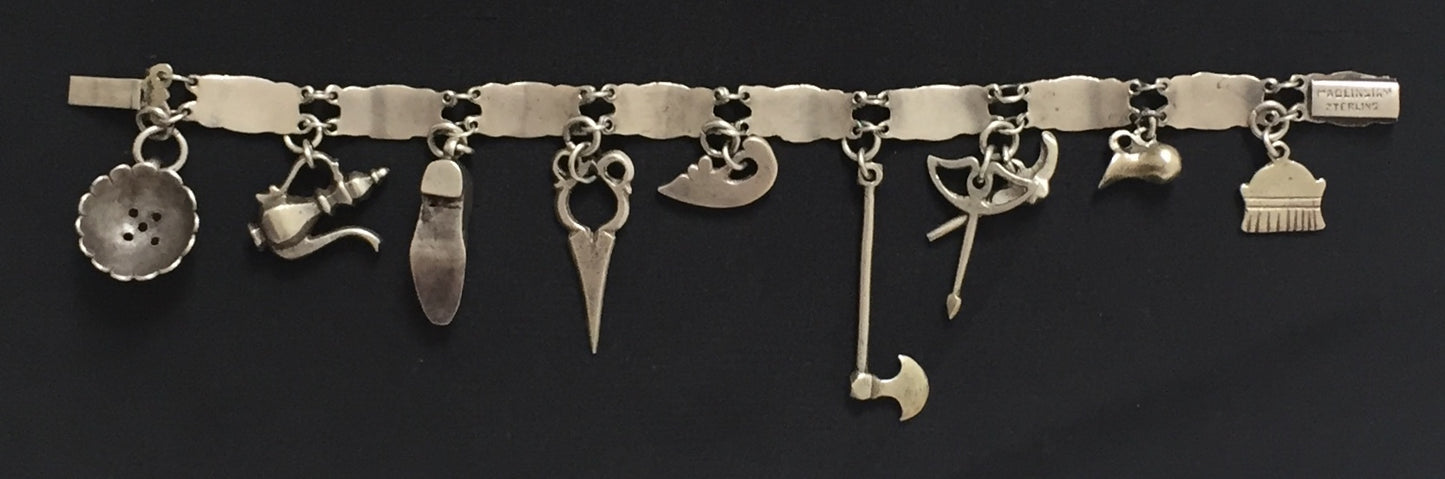 Armband Antik Unikat Meisterstück Osmanische Altai Silber Arbeit Glücksarmband