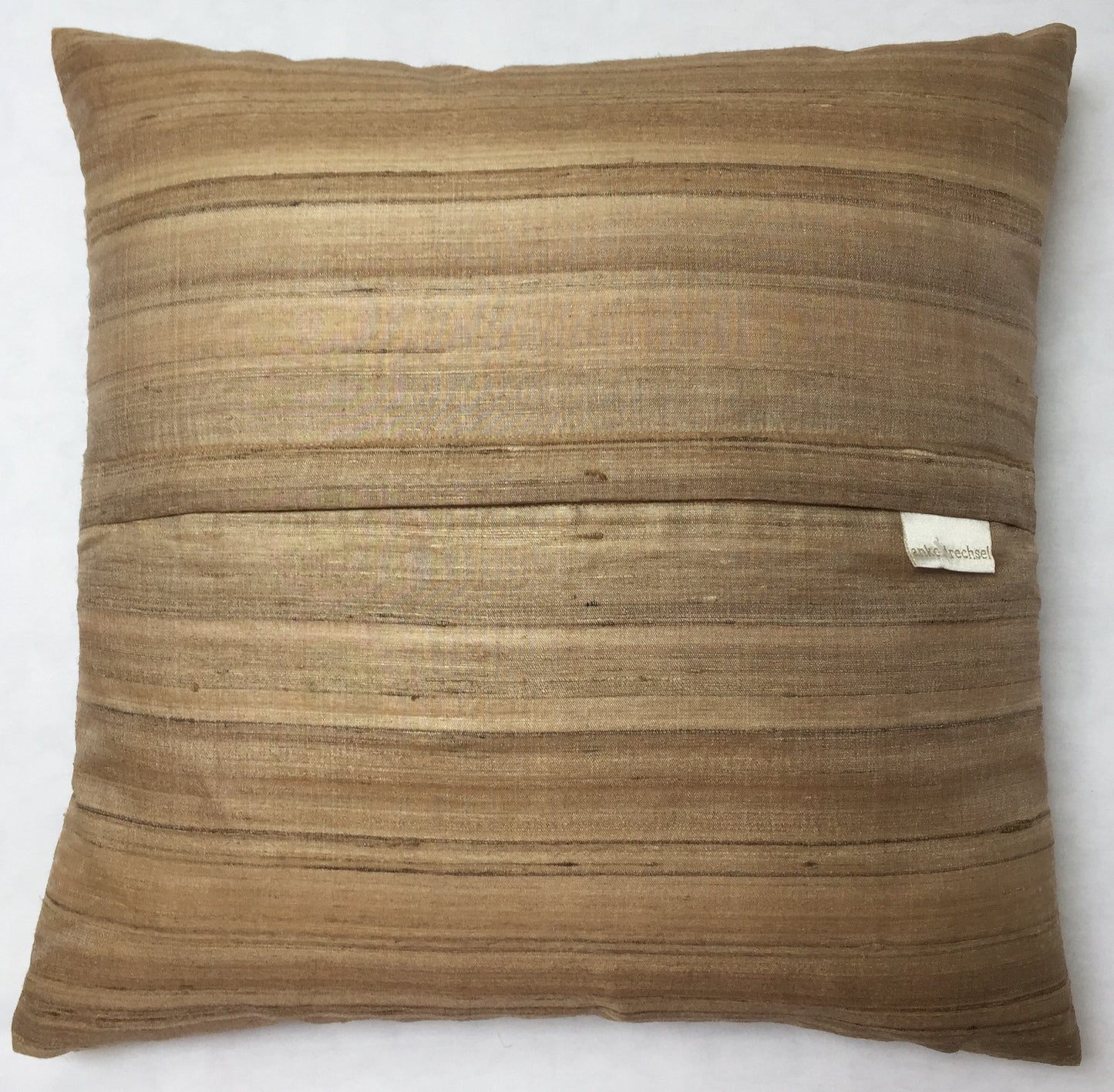 Anke Drechsel Kissen Haute Couture Natural Metallic Bestickt Naturseide Beige