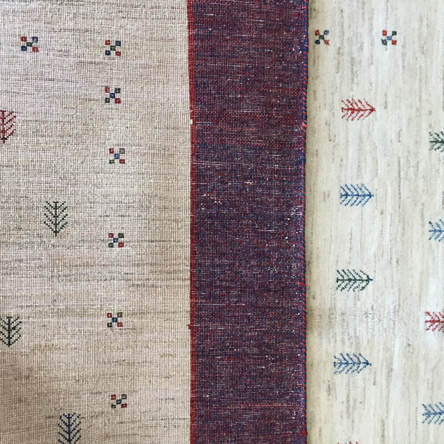 Teppich Kashkuli Perser Handgeknüpfte Orientteppich Kashkoli Beige Lila Mehrfarbig