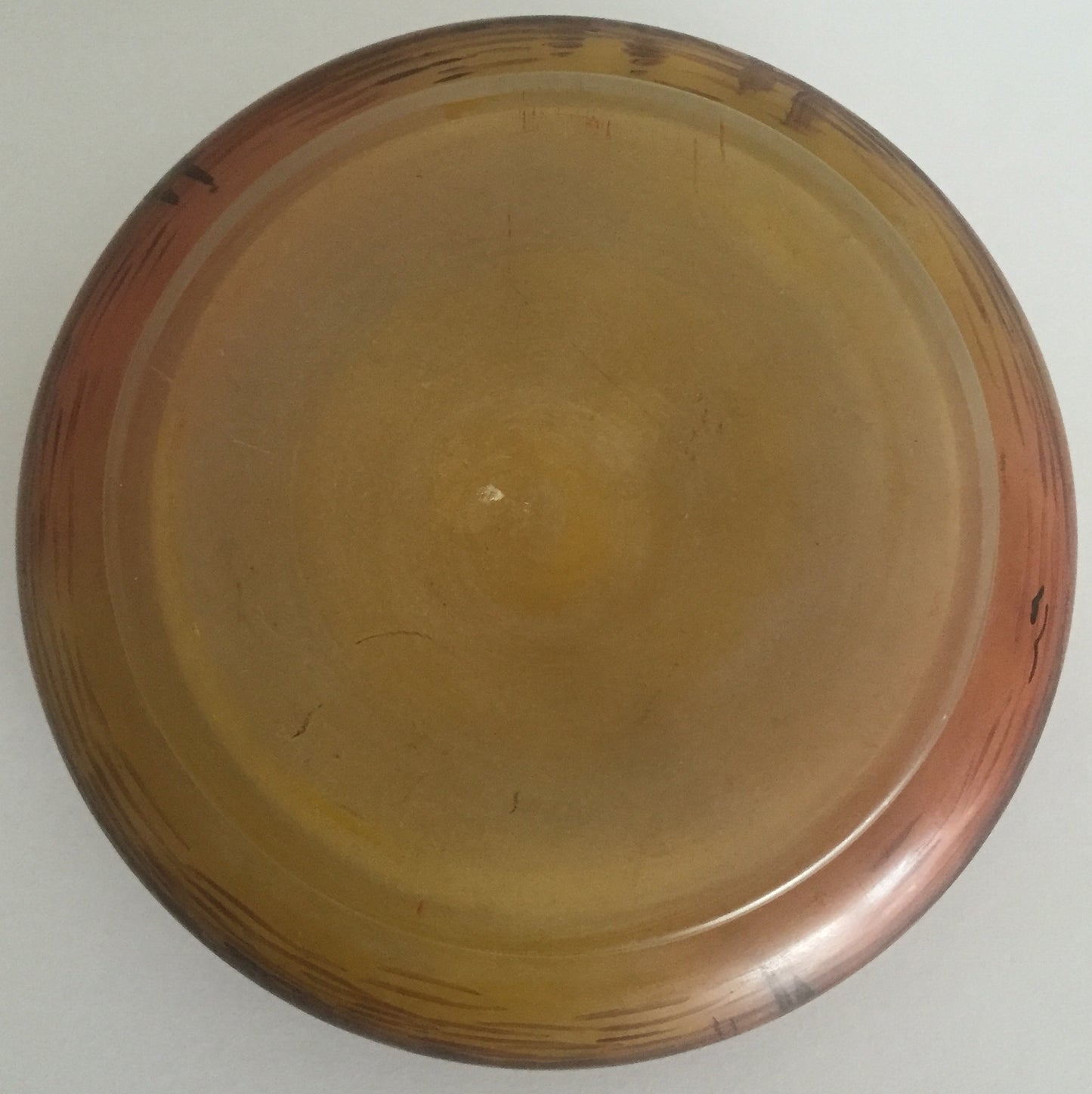 Schale Vase Antike Handbemalte Landschaft Motiv Jugendstil wohl Holland Beige