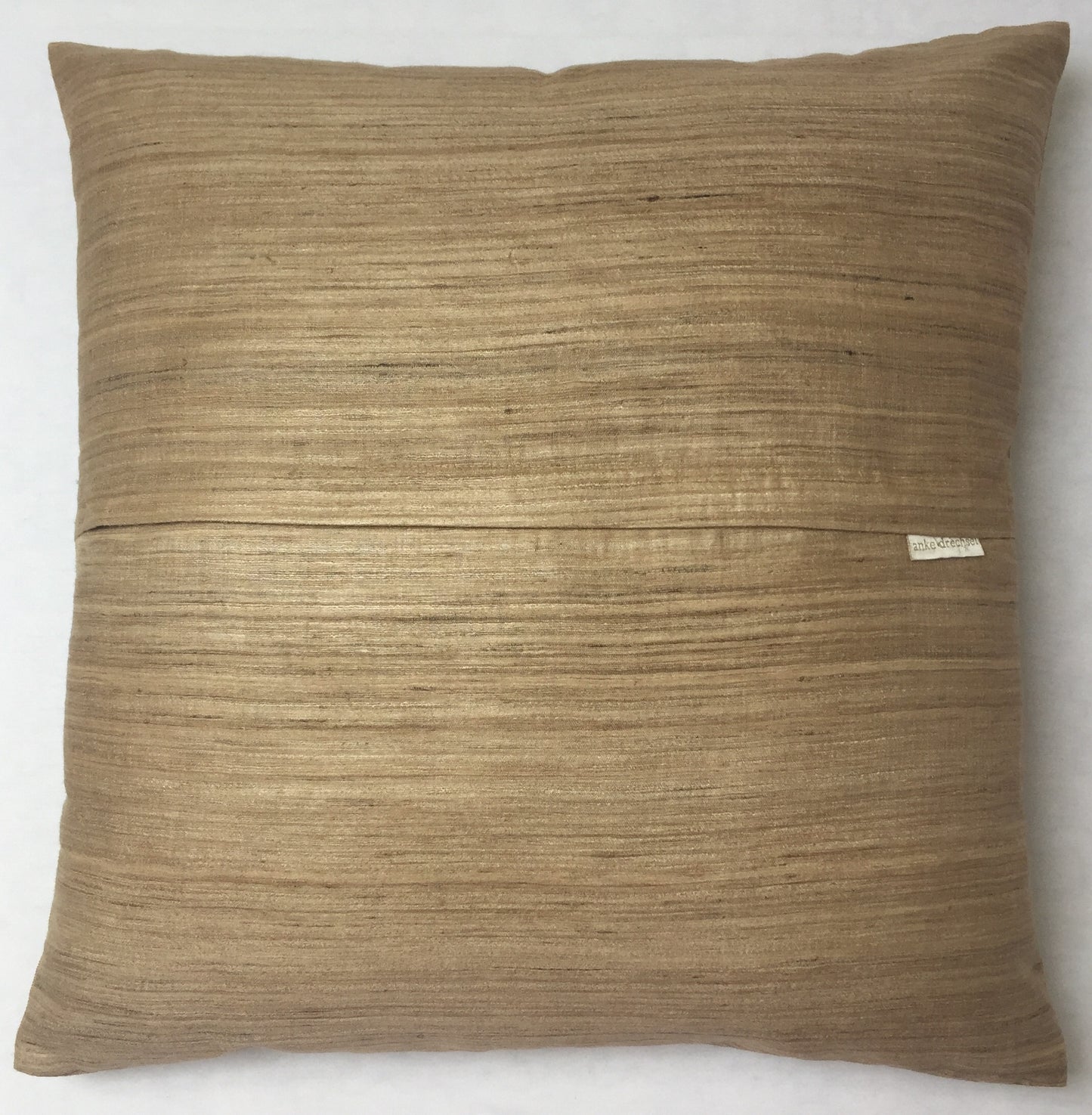 Anke Drechsel Kissen Haute Couture Metallic Gold Beige Bestickt Naturseide