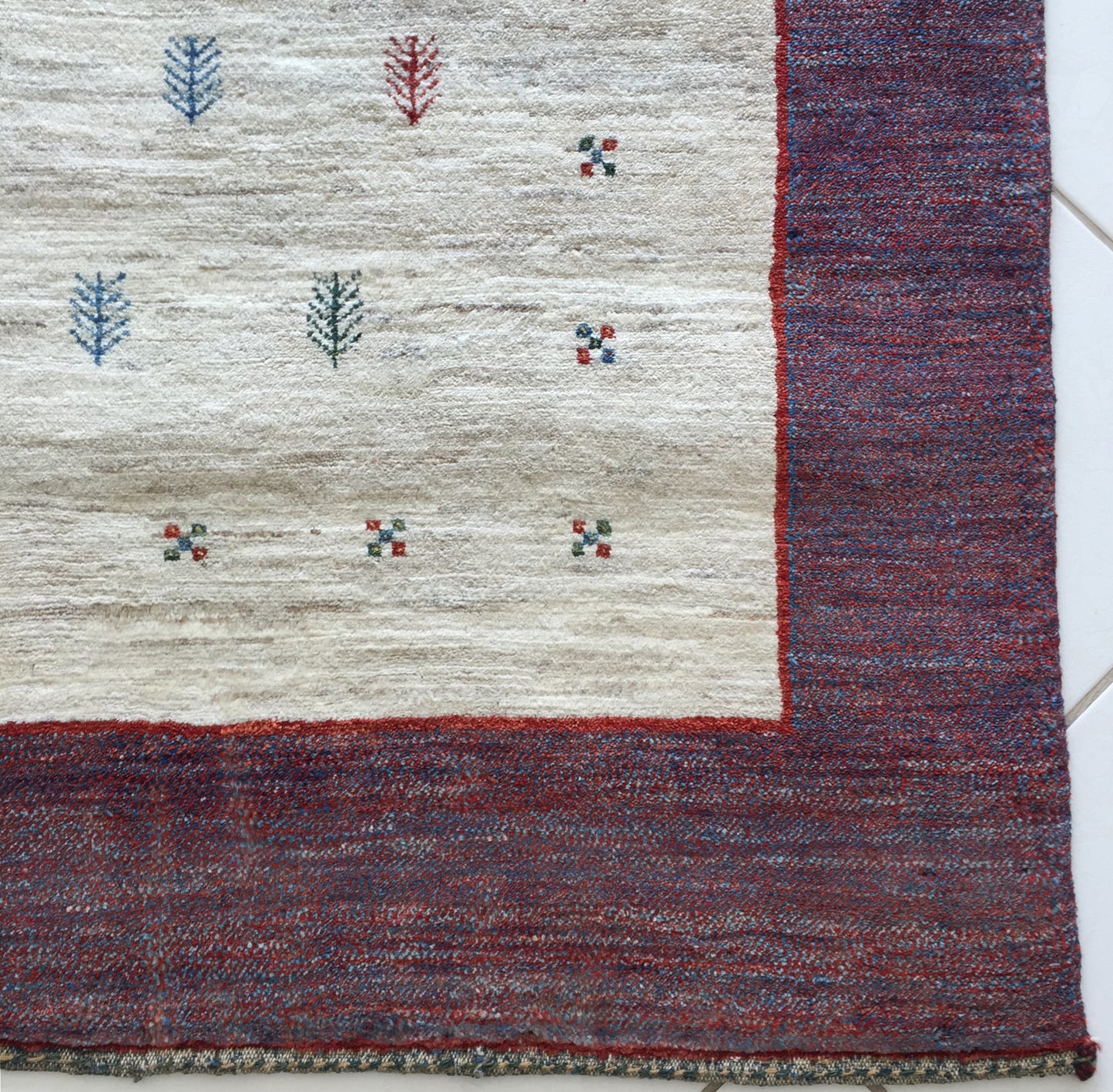 Teppich Kashkuli Perser Handgeknüpfte Orientteppich Kashkoli Beige Lila Mehrfarbig