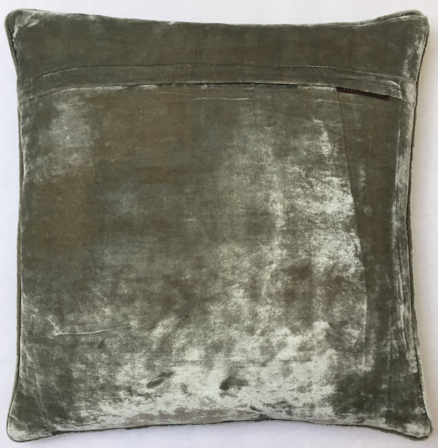 Anke Drechsel Kissen Haute Couture Floral Blue Bestickt Seiden Samt Blau Gold Beige