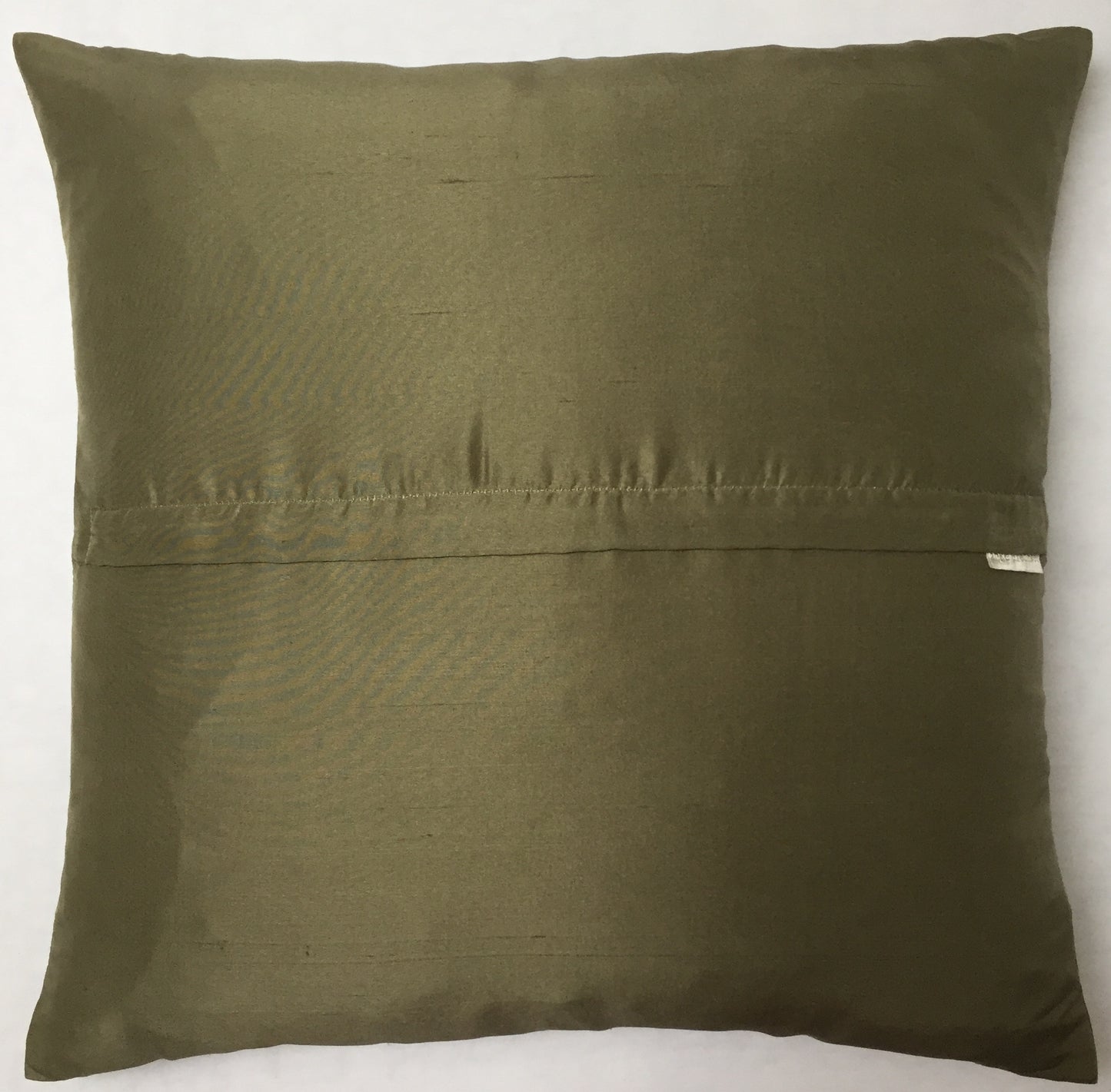 Anke Drechsel Kissen Haute Couture Metallic Green Bestickt Seide Grün Gold