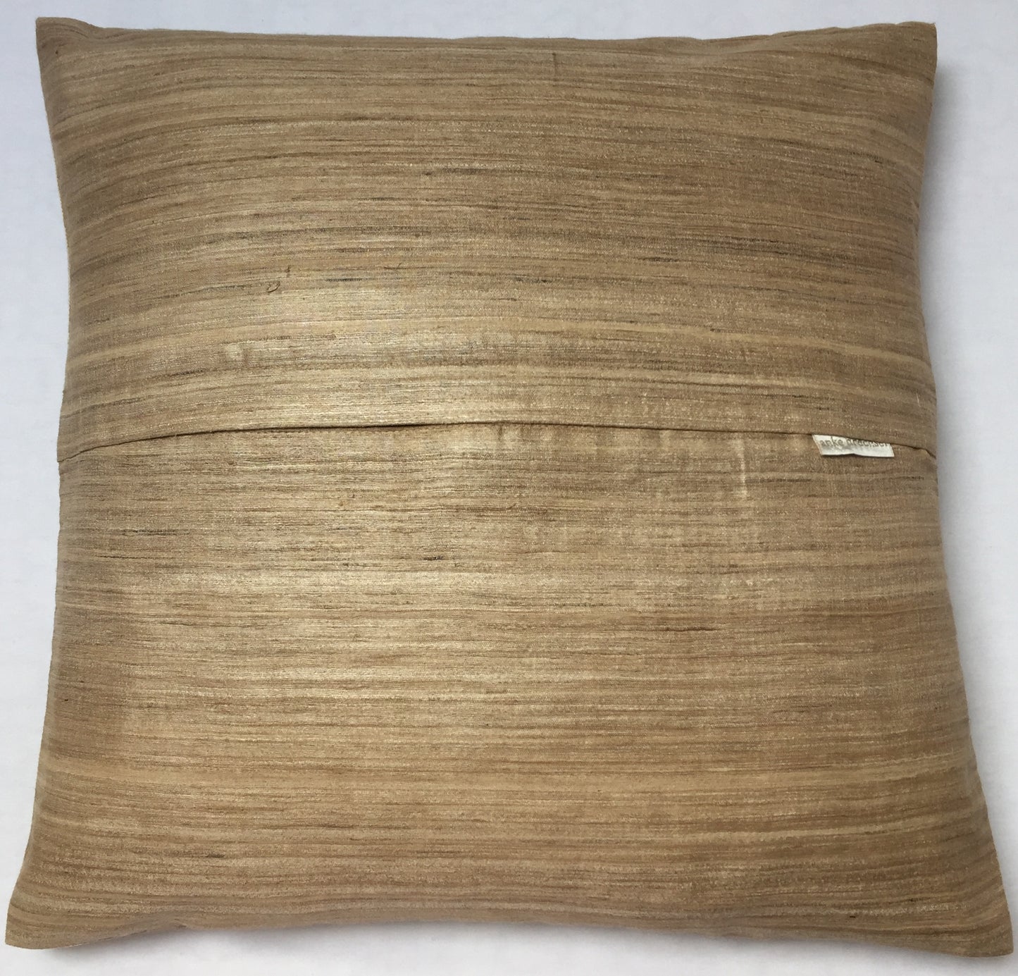 Anke Drechsel Pillow Haute Couture Metallic Embroidered Natural Silk Kissen Gold