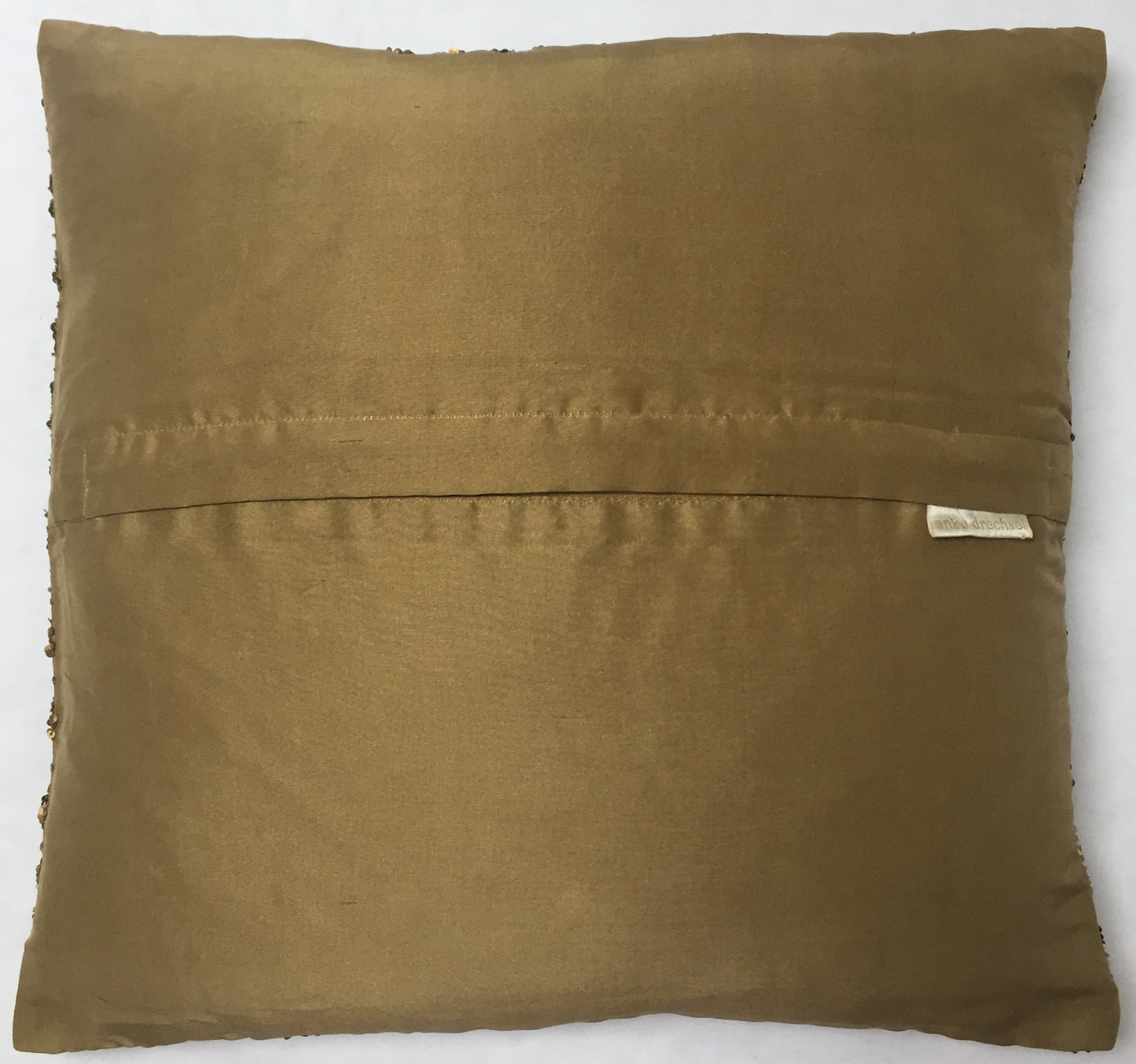 Anke Drechsel Kissen Haute Couture Antik Gold Bestickt Seide
