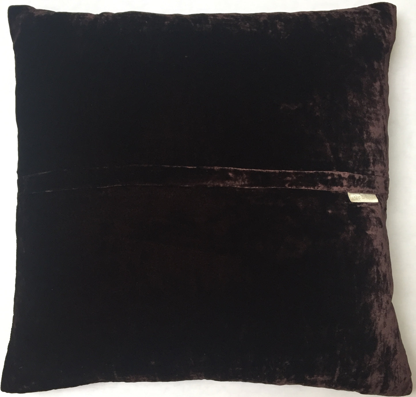 Anke Drechsel Kissen Haute Couture Purple Brown Gold Bestickt Seiden Samt Lila