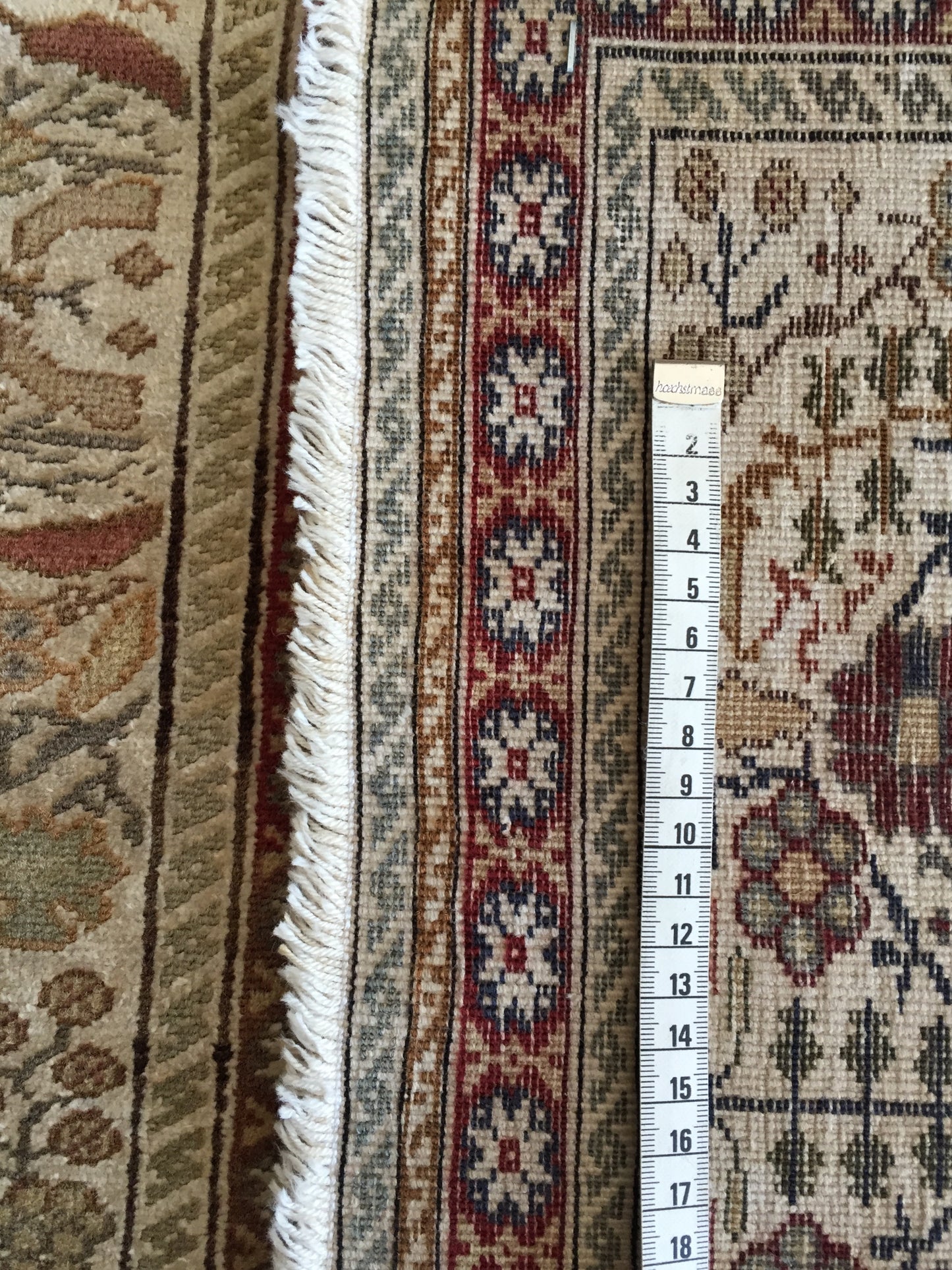 Teppich Antik Türkisch Panderma Beige Handgeknüpft Oriental Anatolia