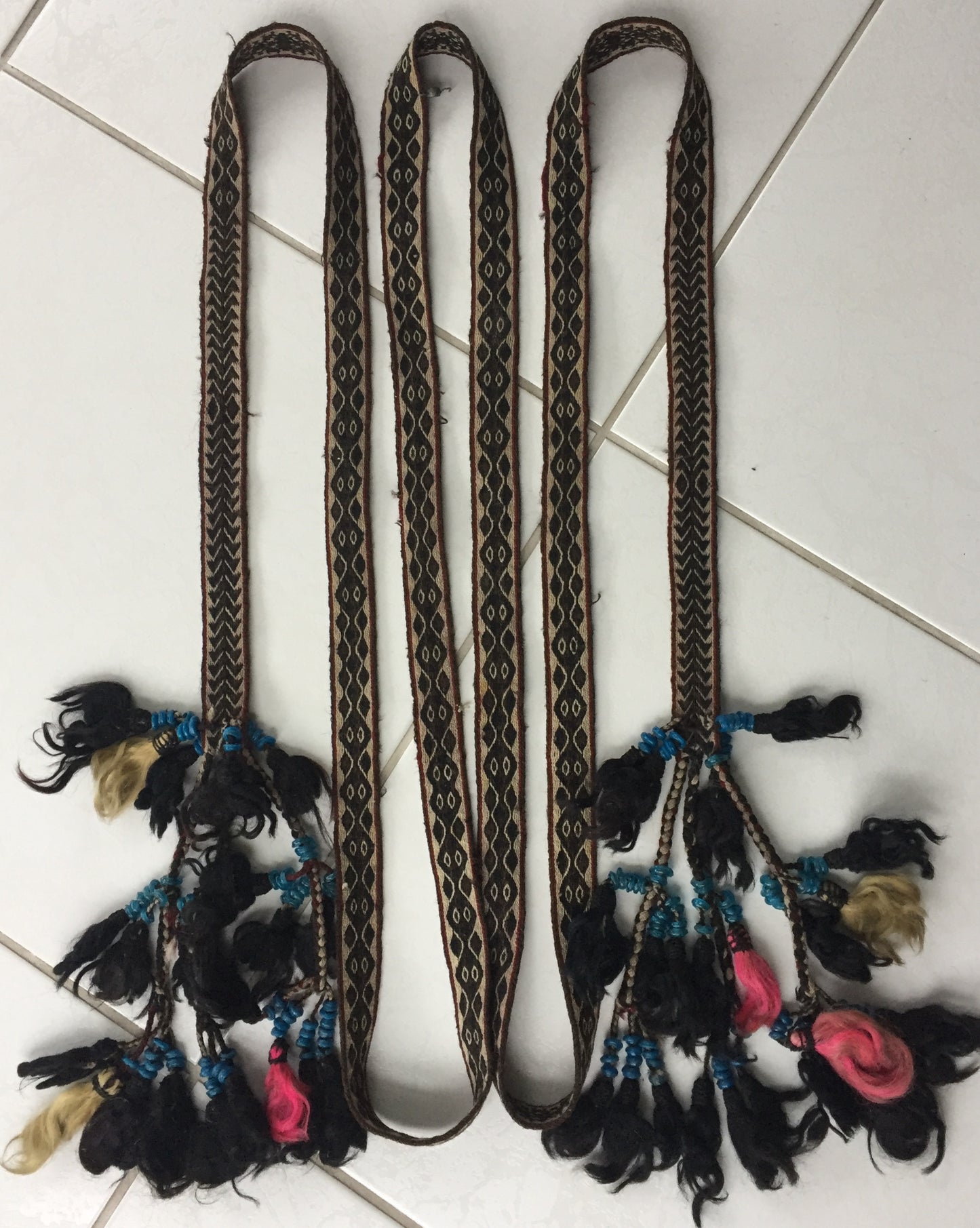 Zelt Band Kelim Antike Türkische Nomaden Seltene Sammlerstück Anatolia Dekoration Band