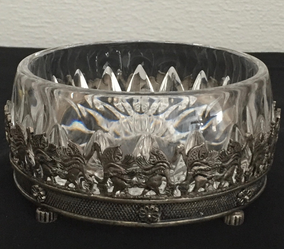Schale Meisterarbeit Perser Persepolis 925 Silber Servier Schussel