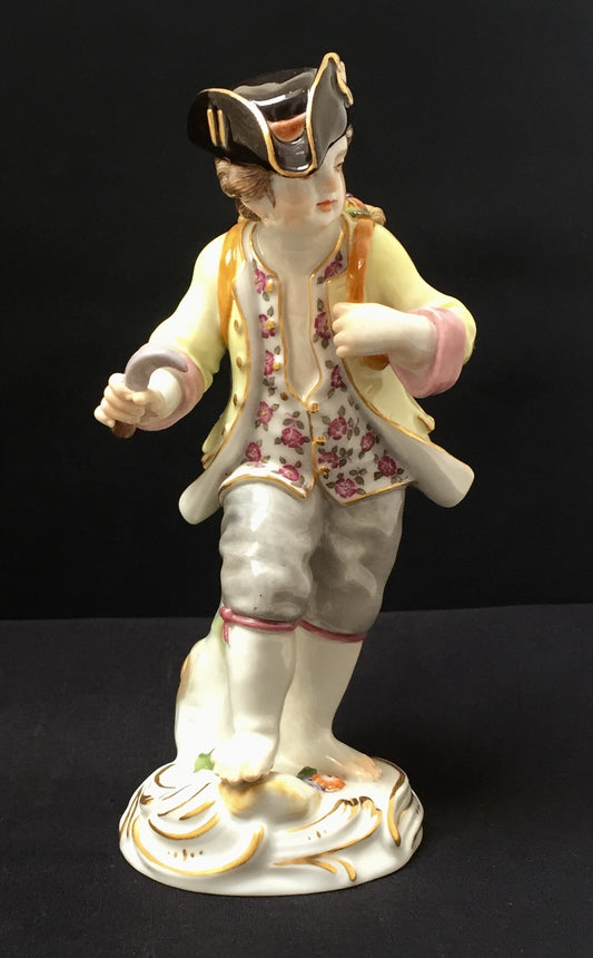 Meissen Figur Gärtnerjunge mit Weinkiepe 1 Wahl Porzellan Sammler Modell Kändler