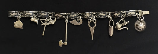 Armband Antik Unikat Meisterstück Osmanische Altai Silber Arbeit Glücksarmband