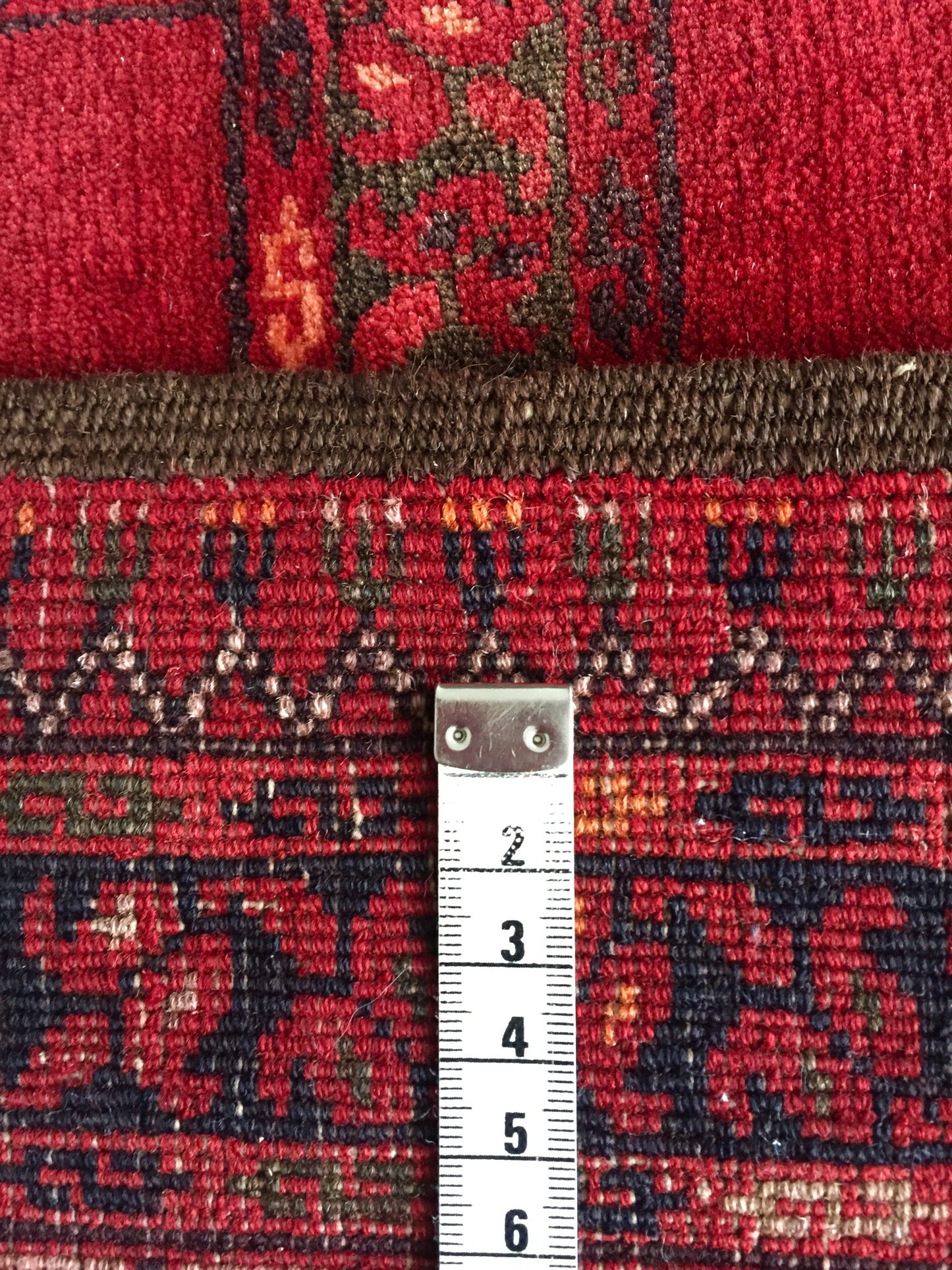Teppich Afghan Kunduz Alte Turkmen Original Handgeknüpfte Orientteppich Rot