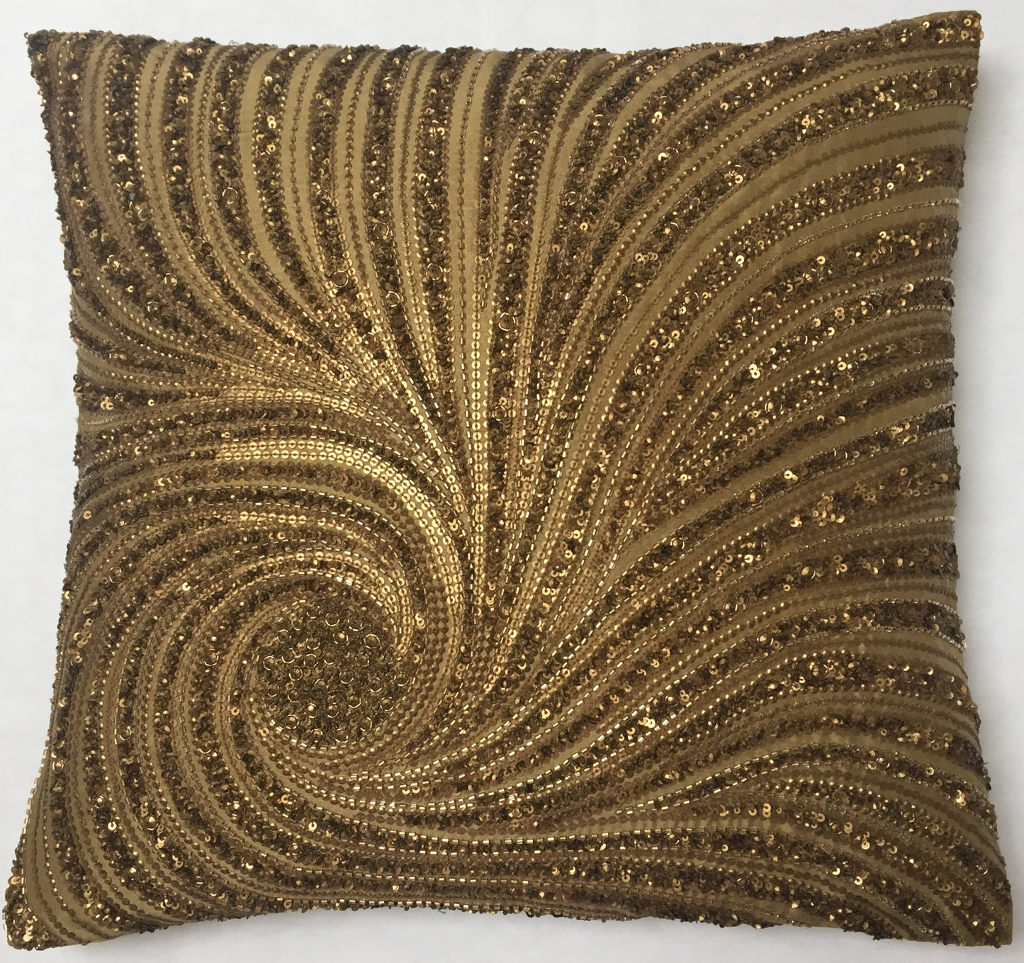 Anke Drechsel Kissen Haute Couture Antik Gold Bestickt Seide