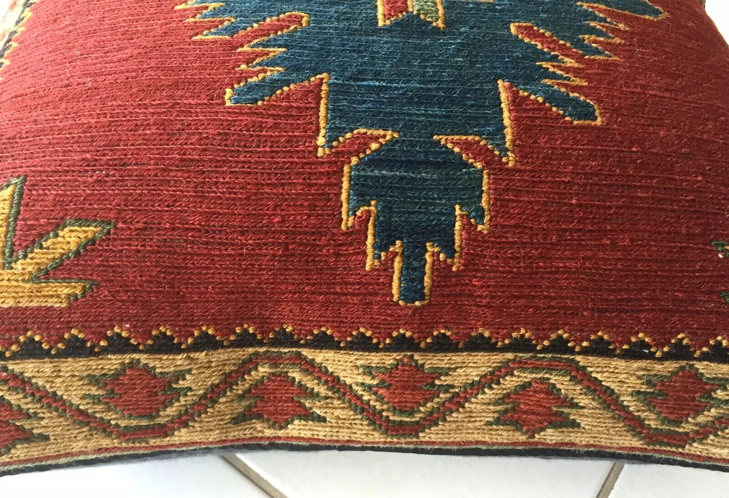 Afghan Uzbek Kazak Sumakh Kelim Pillow