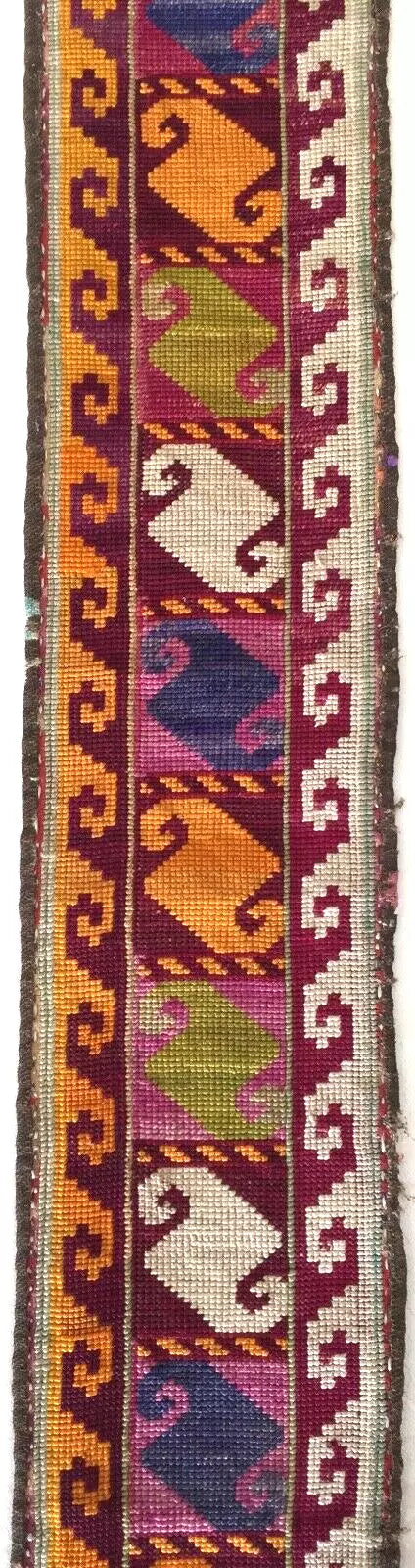 Antique Uzbek Suzani Embroidery – Silk on Cotton, 1900