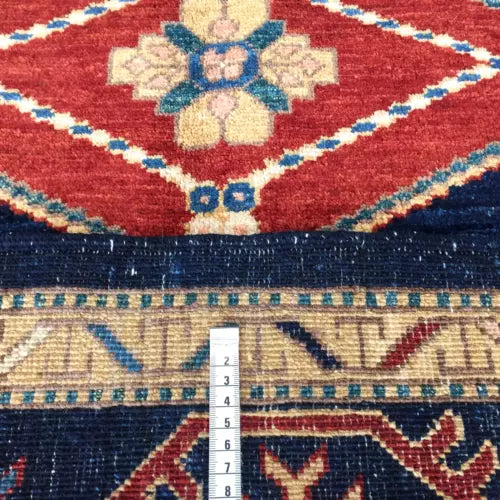 Afghan Kazak Carpet – High-Quality Special Design, Signed